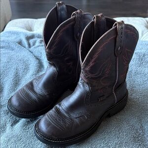 Justin Gypsy Classic Brown Leather‎ Cowboy Boots